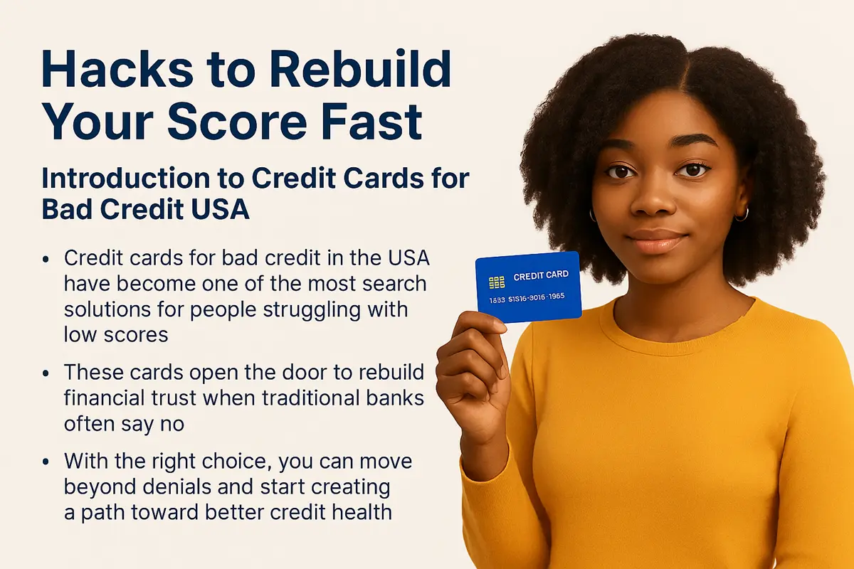 credit cards for bad credit USA legacy and growth story
