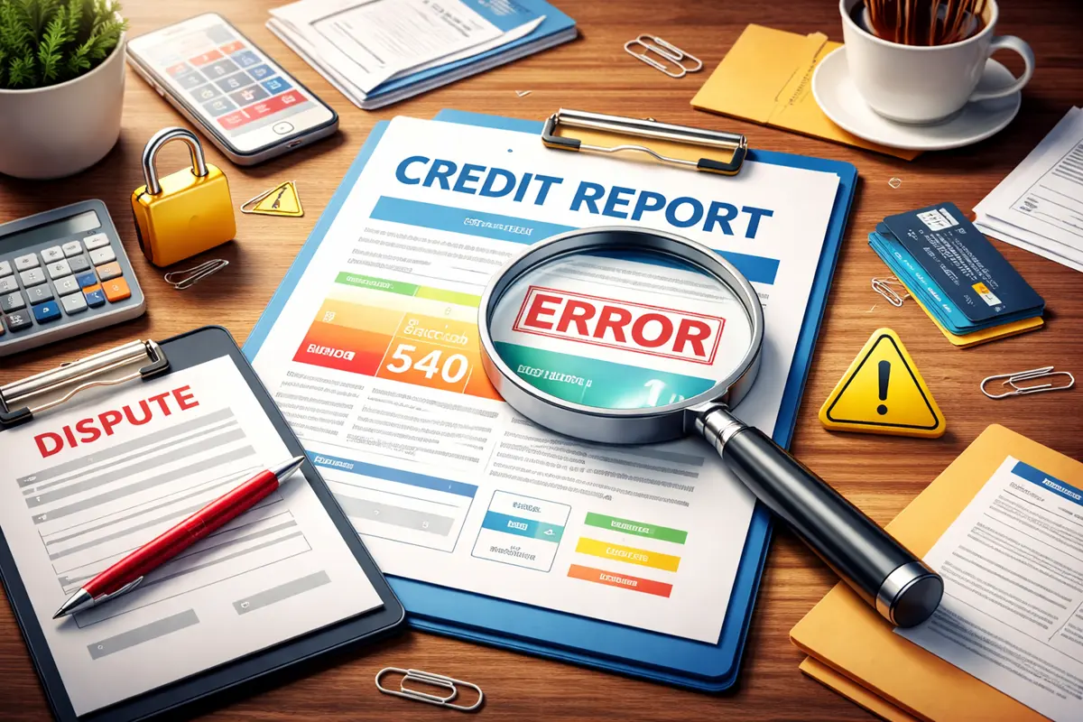 dispute credit report errors USA fix credit report mistakes fast