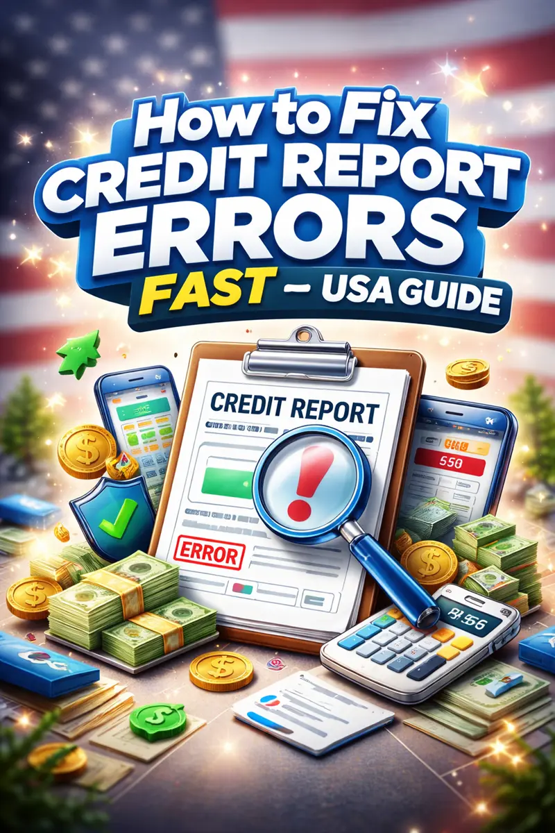 How to Fix Credit Report Errors Fast — USA Guide image about identity theft protection and credit monitoring
