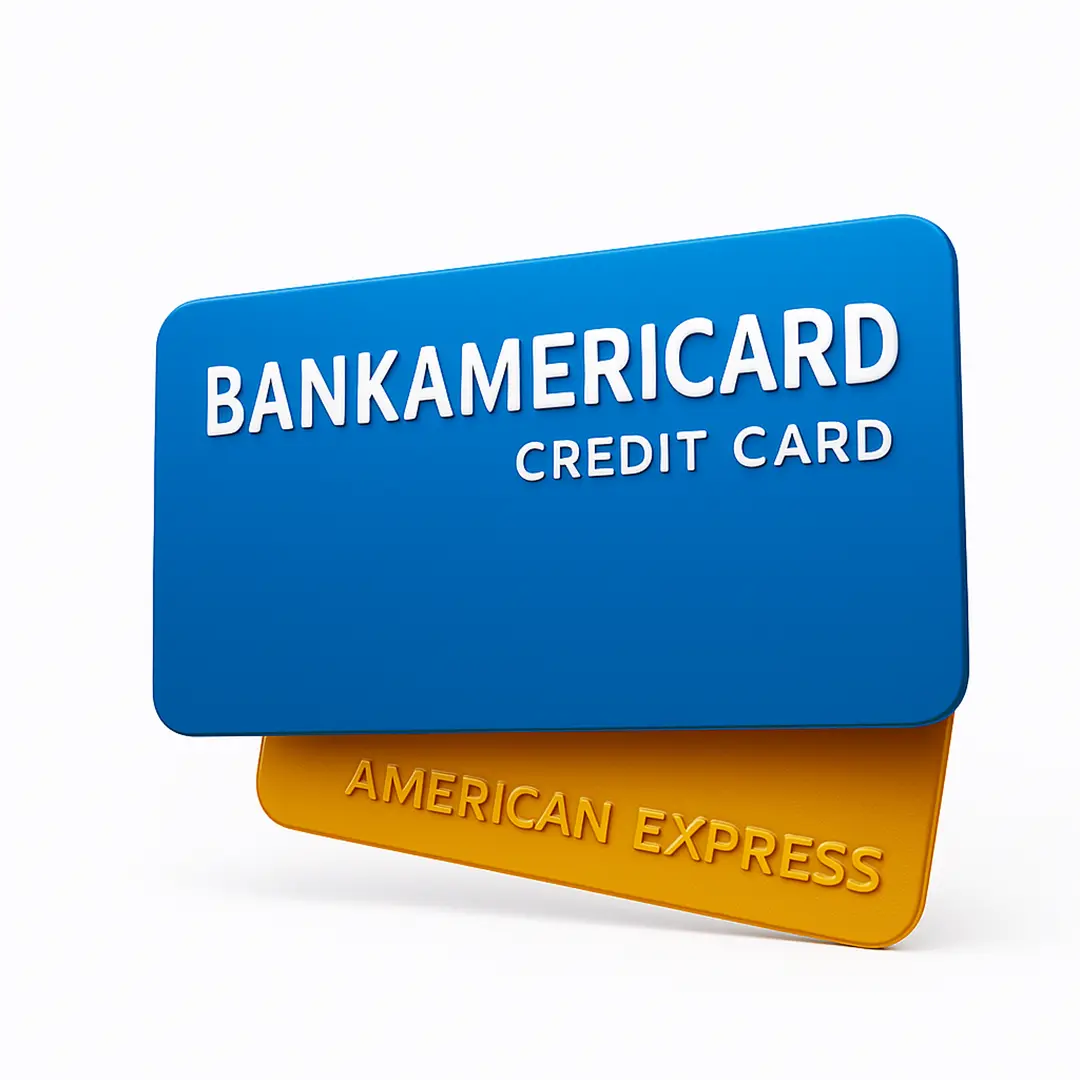 Visa history USA 1958 BankAmericard origins and Amex first charge card