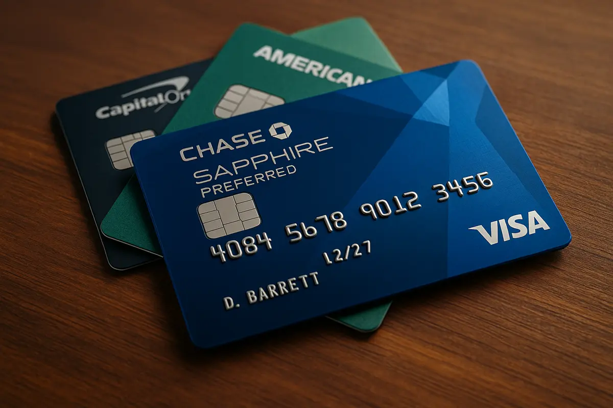 best credit cards for beginners in USA 3D image