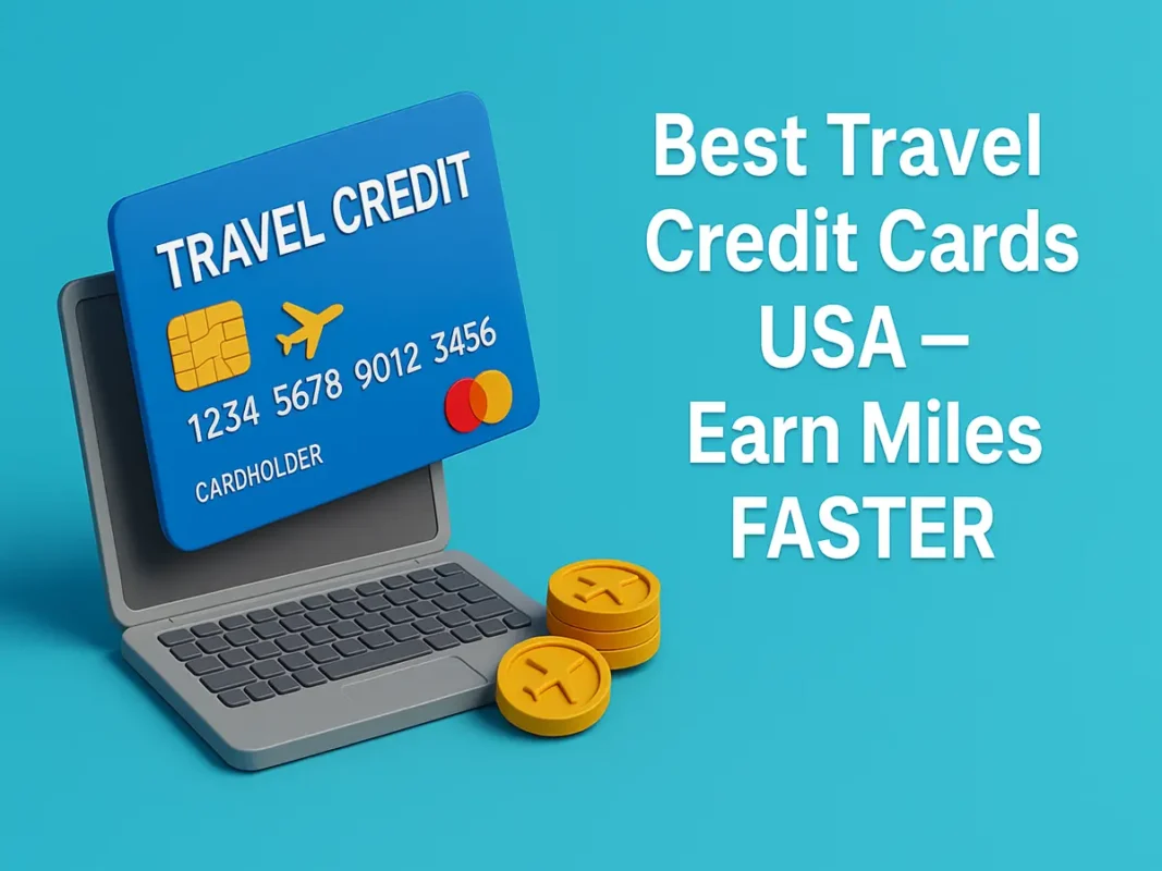 best travel credit card usa 3d image