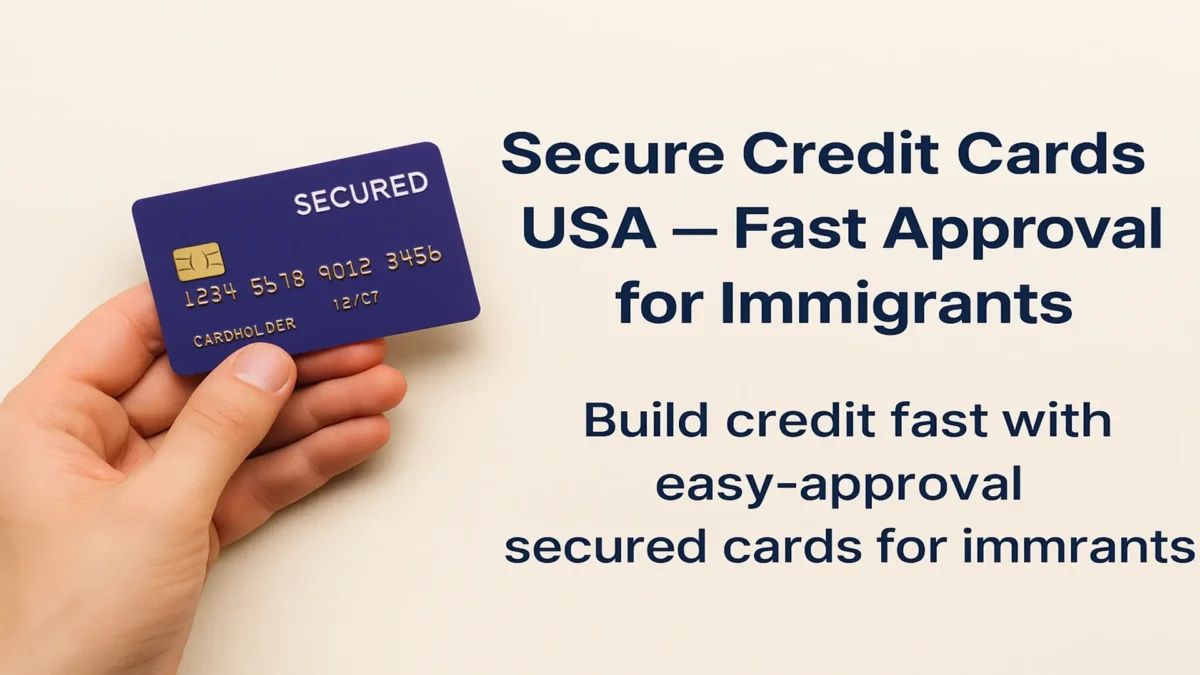 secure credit cards USA fast approval for immigrants