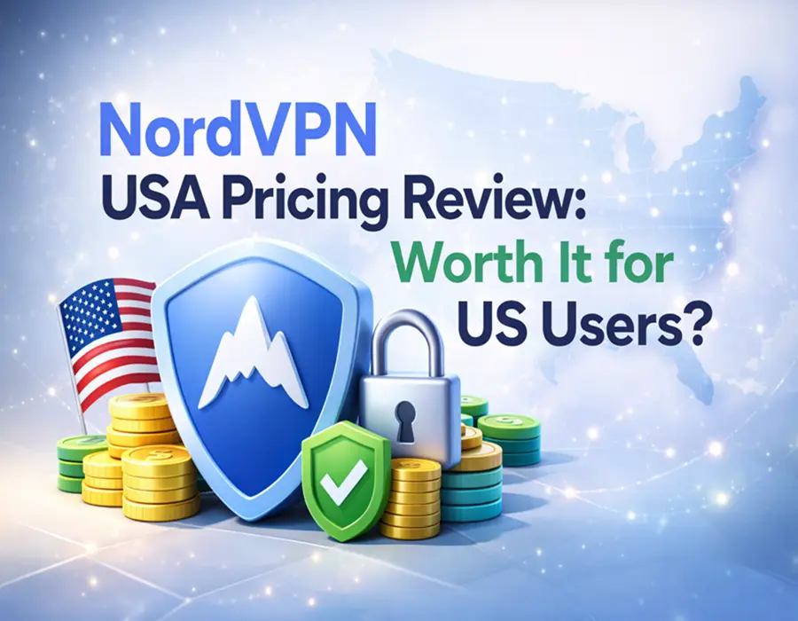 NordVPN USA pricing review showing secure VPN plans and protection for US users