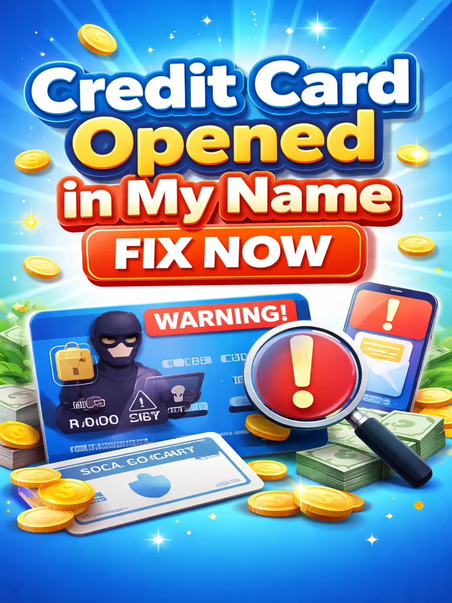 Unauthorized credit card opened in my name – identity theft alert USA