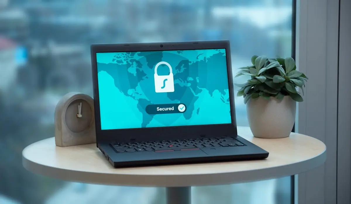 secure vpn connection on laptop for private browsing