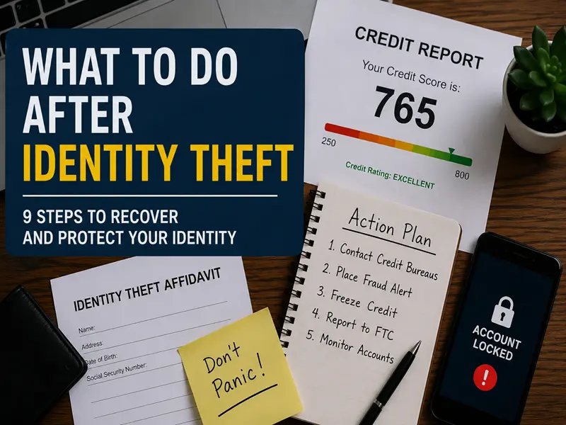 what to do after identity theft with 9 recovery steps to protect your credit and personal information