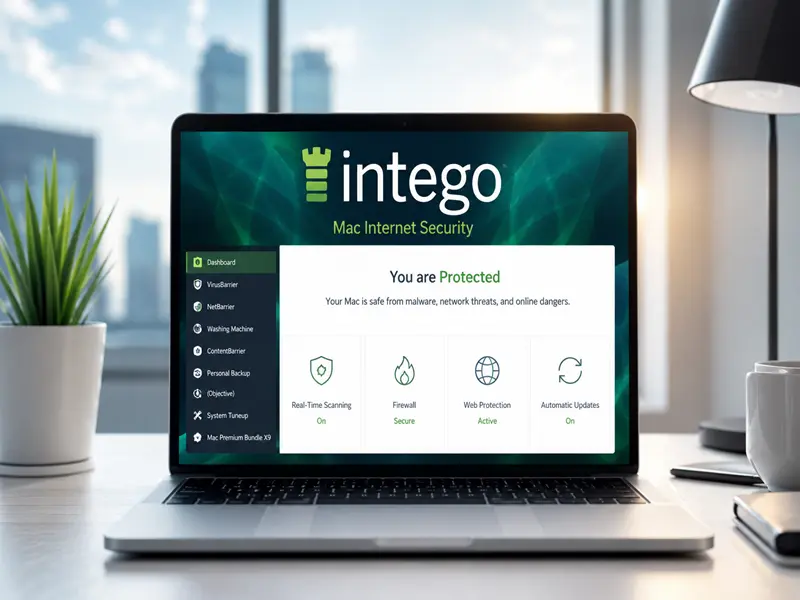 Intego Antivirus Review showing Mac antivirus security features