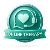 BetterHelp — Online Therapy BetterHelp online therapy headset-heart badge (illustrative)